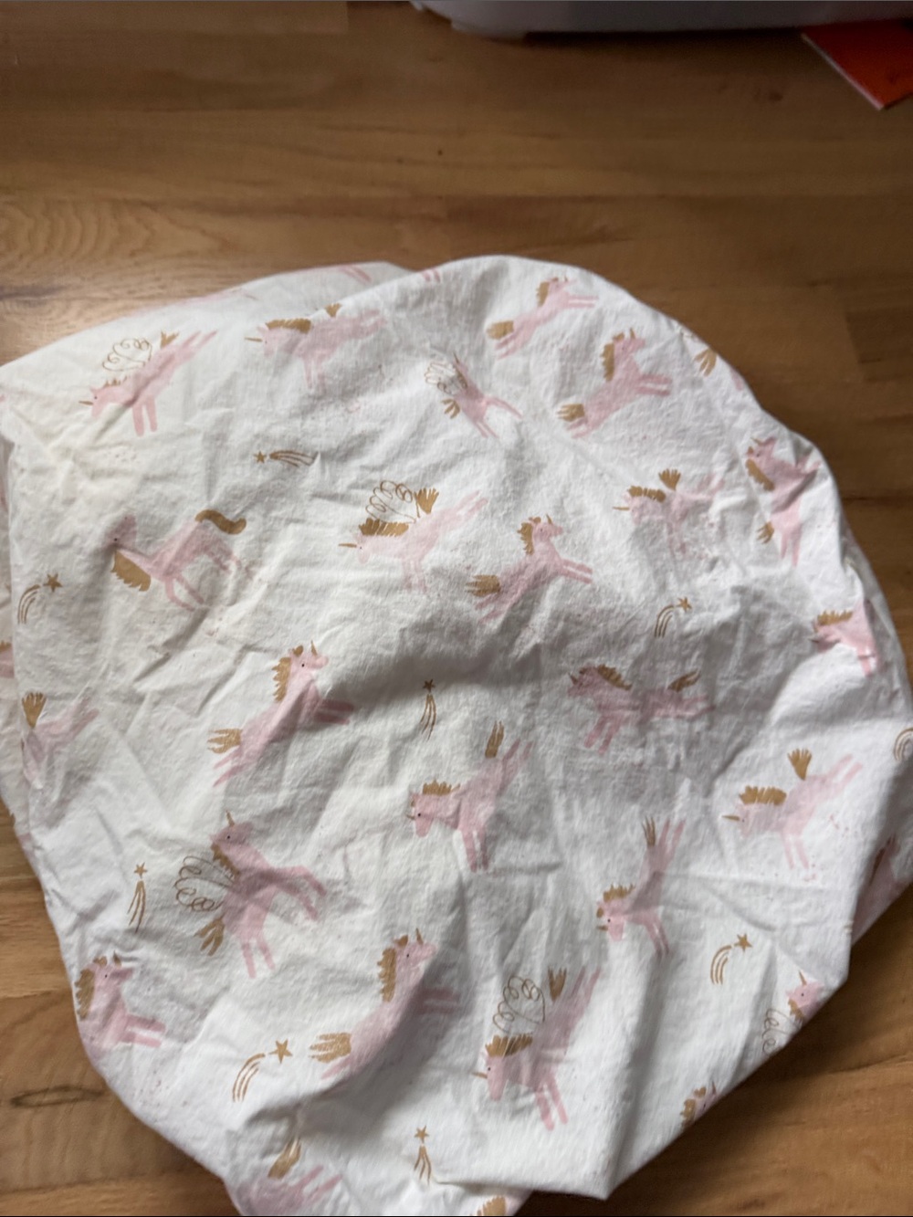 Pottery Barn Kids Magical Unicorn 100% organic cotton crib sheet 27.5" x 52"
